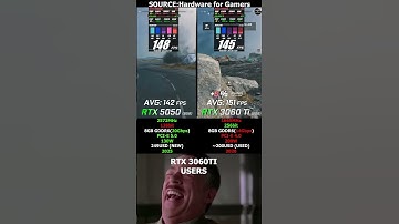 RTX 5050 vs RTX 3060 TI