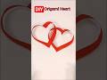 DIY Paper Heart Cutting | Easy Valentine’s Day Craft Idea | Simple Paper Art Tutorial