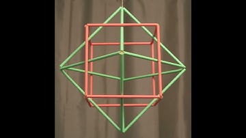 Cube + octahedron compound himmeli
