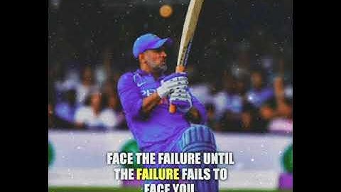 MS Dhoni 🏏 face the failure until ||#motivationalvideos||#successlifevideos||#msdhoni#cricket#mahi