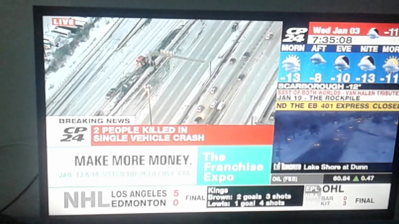2 people killed on Toronto highway following double fatal crash - YouTube