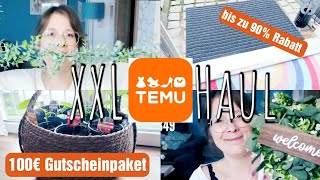 TEMU XXL Haul |  Frühlingsdeko, Haushalt, Küche, 100€ Gutscheinpaket, 50%off!!!#temugermany