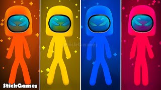 Stickman Party - Among Us Tournament 1 2 3 4 Players Random MiniGames - Gameplay Updated