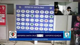 Deportes Santa Cruz vs Deportes Iquique - Liga de Ascenso 2026 - Fecha 10