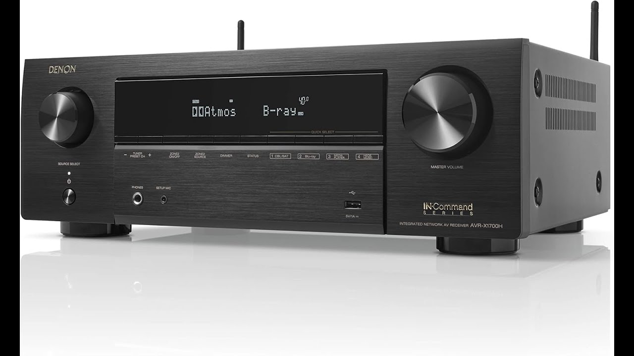 Обзор Denon AVR-X1700H: полнофункциональный AV-ресивер с поддержкой 8K, Dolby Atmos и DTS:X.
