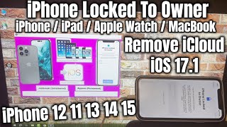 iPhone Locked To Owner How To Unlock iPhone Activation Lock iPhone iCloud Bypass