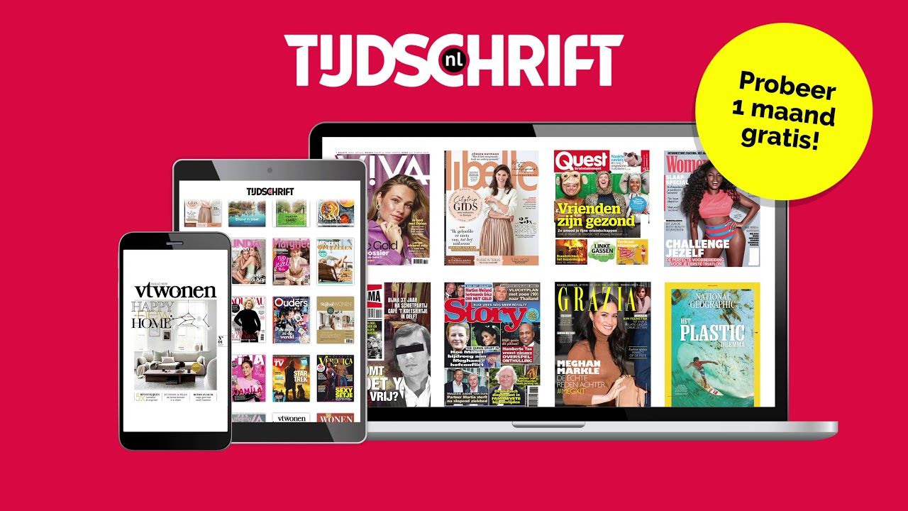 Probeer Tijdschrift.nl nu één maand gratis! Onbeperkt de 75 beste tijdschriften digitaal lezen