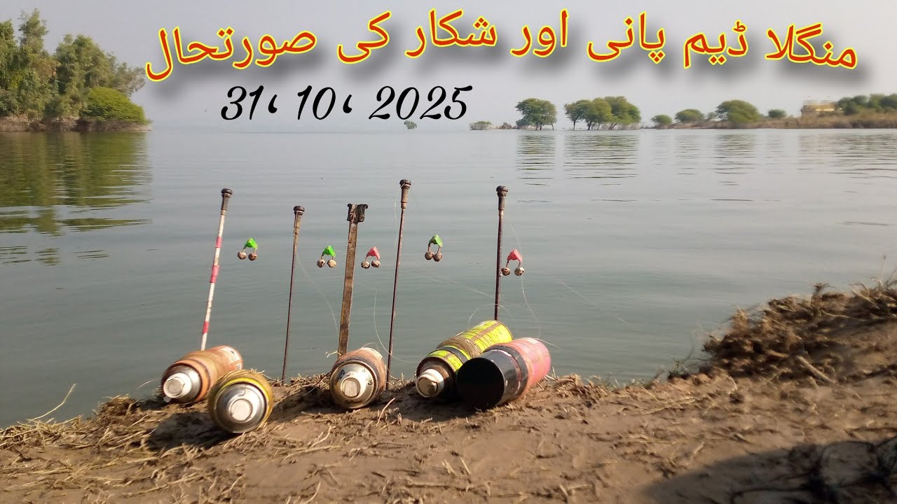 Mangla Dam Fishing New Update | Mangla Water Level Down | New Fishing Updated Video by Khan Shikari