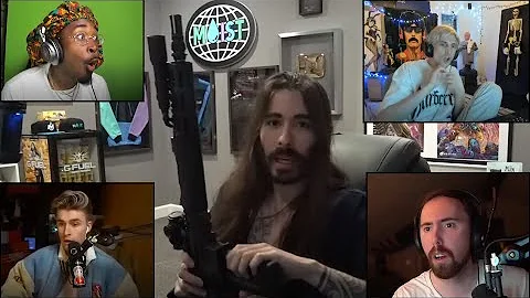 Streamers React To Moistcr1tikal Pulling Out Guns