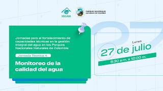 4. Monitoreo de la calidad del agua. 4. Monitoreo de la calidad del agua.
