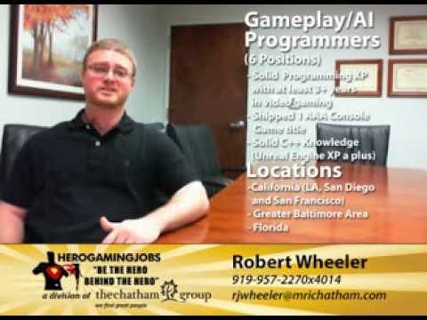 HeroGamingJobs.com- 6 Gameplay/AI Programmer Positions Available