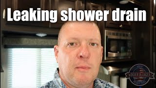 RV Shower Leak