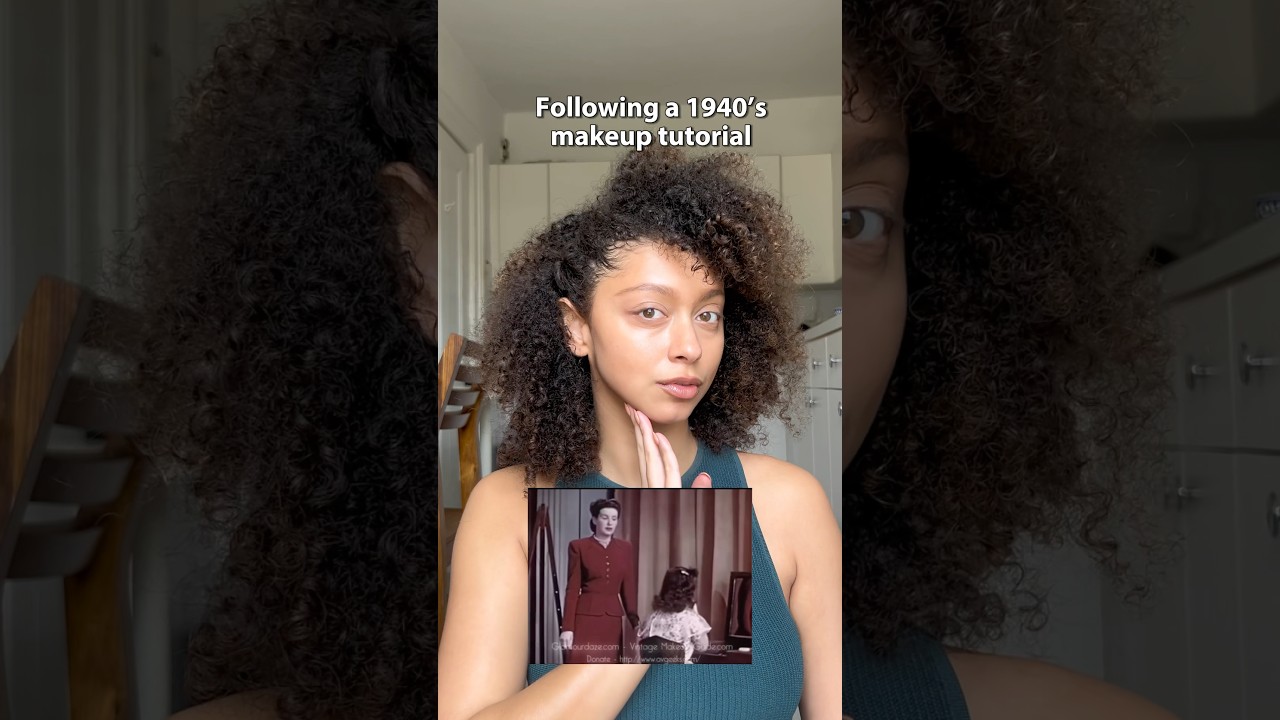 FOLLOWING A 1940’S MAKEUP TUTORIAL