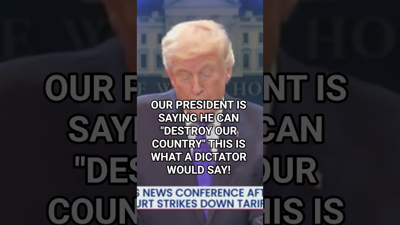 OUR PRESIDENT IS SAYING HE CAN "DESTROY OUR COUNTRY" THIS IS WHAT A DICTATOR WOULD SAY! OUR PRESIDENT IS SAYING HE CAN "DESTROY OUR COUNTRY" THIS IS WHAT A DICTATOR WOULD SAY!