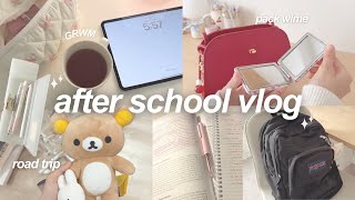 AFTER SCHOOL VLOG *realistic* 📝🎀 morning routine, productive, trip to St. Louis, school outfit