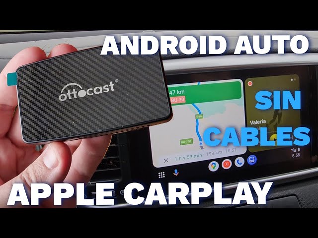 Android Auto y Apple CarPlay SIN CABLES: OTTOCAST U2-AIR 