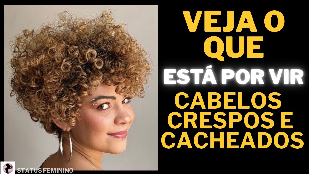 CORTES DE CABELOS CURTOS E CACHEADOS QUE ESTÃO EM ALTA