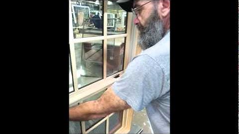 Installing a half screen in a Sun Clad Window