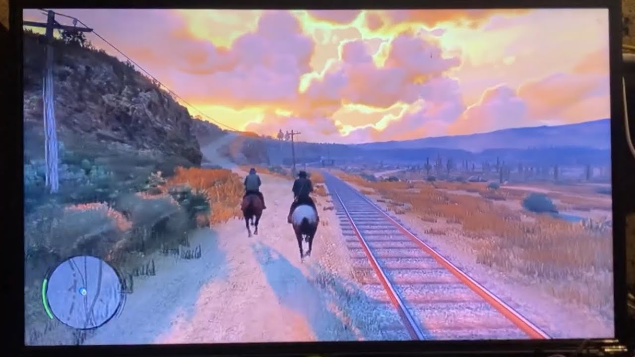 POV Xbox 360 red dead redemption gameplay 