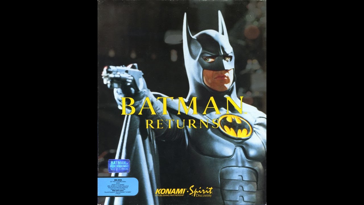Batman Returns - MS DOS - Gameplay Up to Gameover