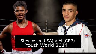 Shakur Stevenson(USA) V Muhammad Ali(GBR) World Youth Semis 2014