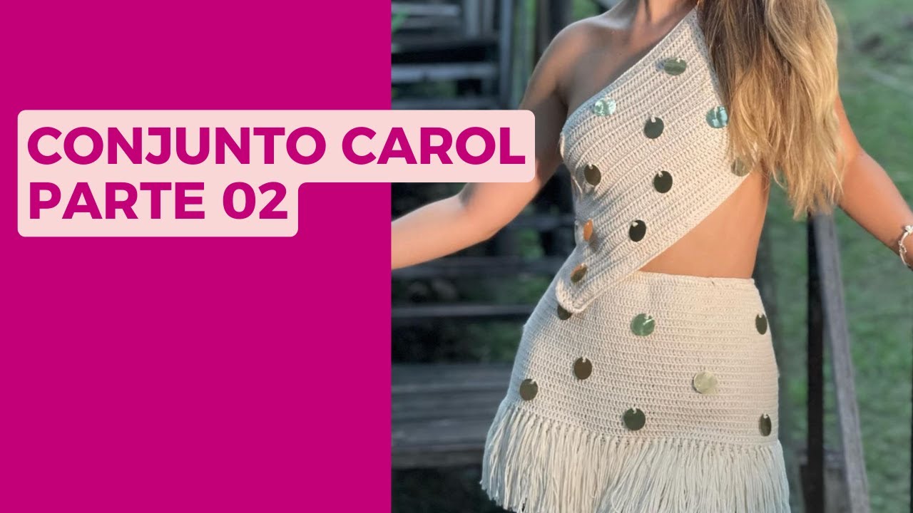 CONJUNTO DE CROCHÊ- SAIA CAROL