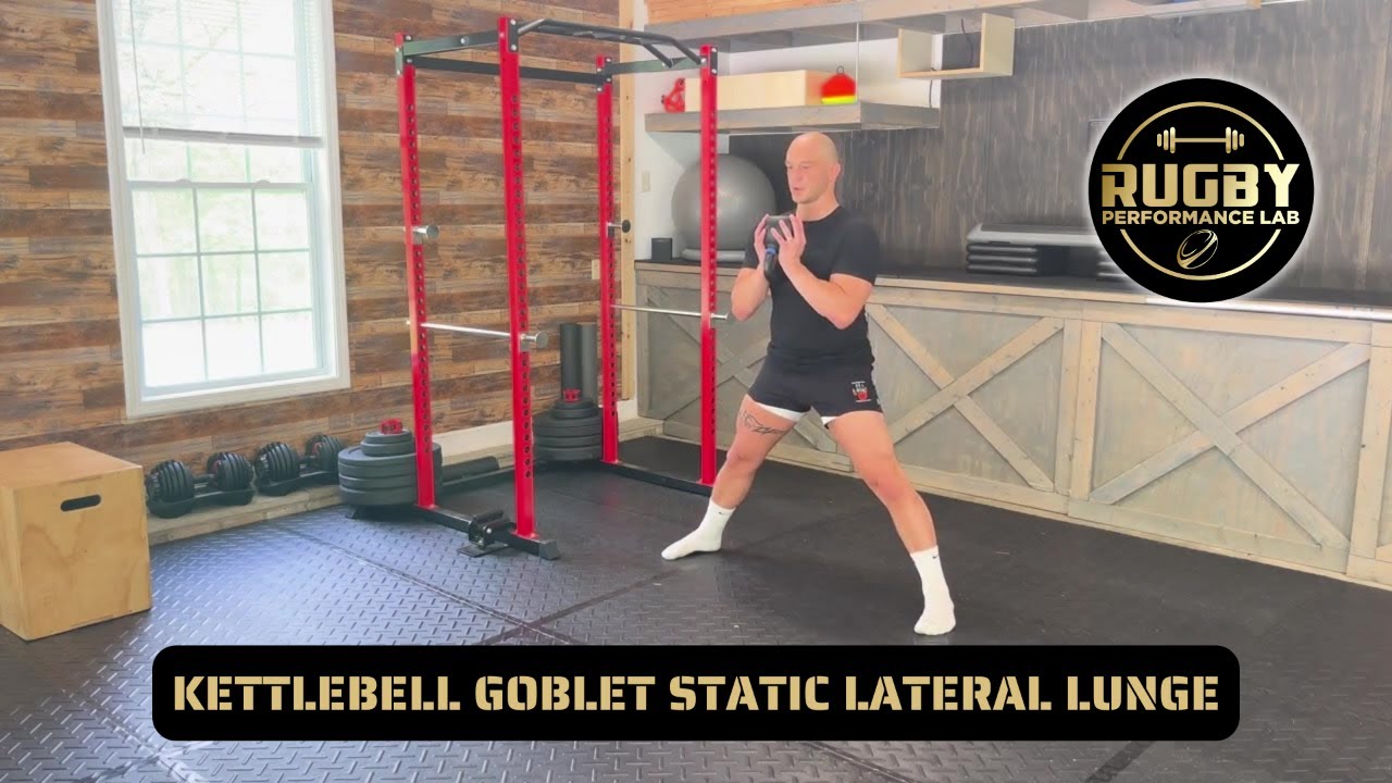 Kettlebell Goblet Static Lateral Lunge - Exercise Library #fitness ...