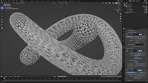 Blender 2023 Tutorial #3: Create Wireframe & Lattice Structures