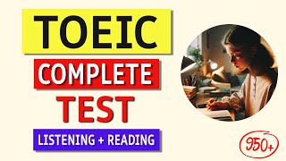 Toeic Listening U0026 Reading Test 2024   Exam Simulation With Answers