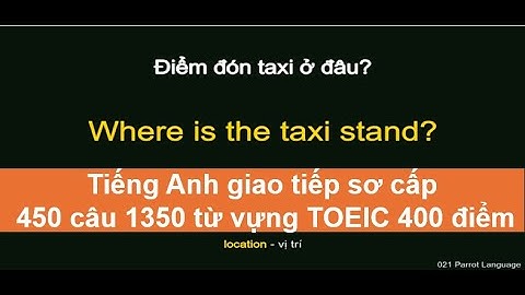 Tiếng Anh giao tiếp sơ cấp | 450 câu 1350 từ vựng TOEIC 400 điểm | Parrot Language