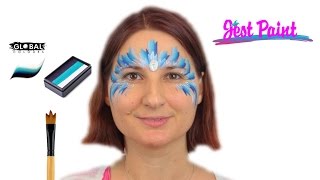 Dynasty Face Painting Brush Demo  -  Frozen Ice Queen