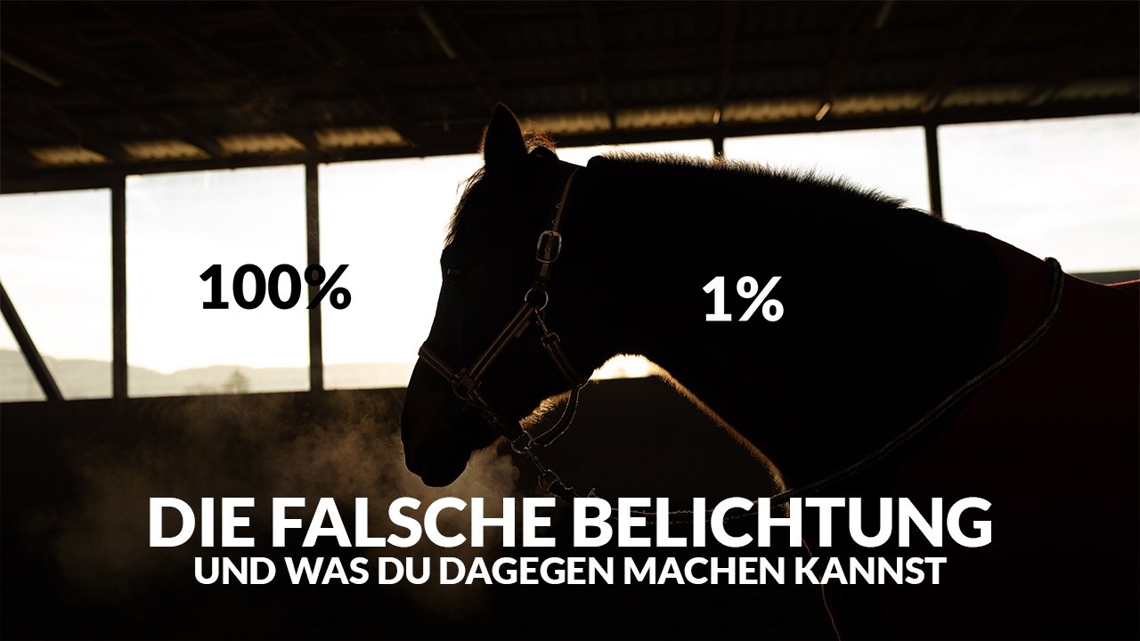 Die falsche Belichtung - und was du dageegn tun kannst...