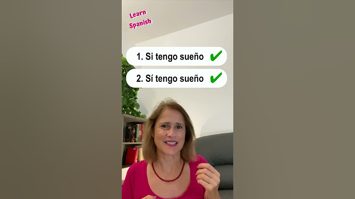 "Si - Sí" ¿Cuál es la diferencia? - Short Spanish Lesson