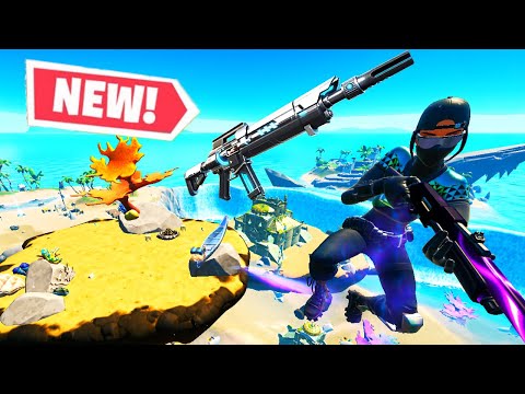 Coral Castle Destroyed! NEW Burst Pulse Riffle! 🤩 Fortnite Update! Fortnite Gameplay!