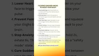 7 SCIENCE BACKED HACK TO RESET YOUR MIND | #psychologytoday  #awareness #humanbehavior