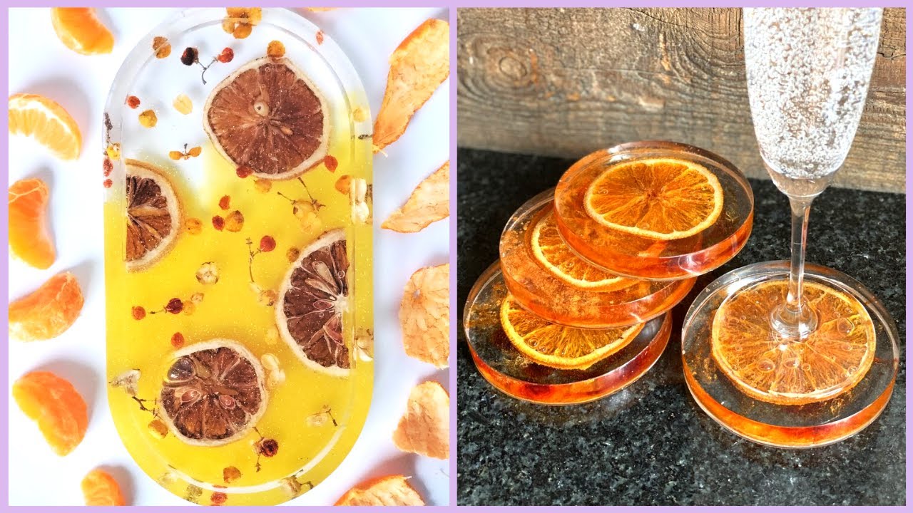 Amazing DIY Epoxy Resin Ideas #1 | Dried Fruits In Resin