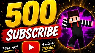 No Mic, No PC… Still 500 Subs ❤️
