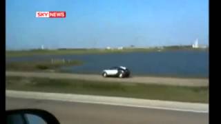 Man drive's Bugatti into lake