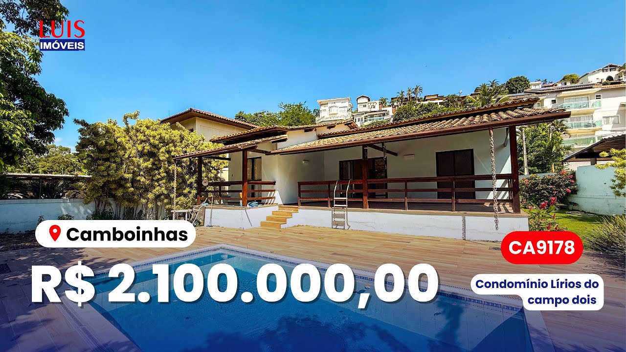 ÓTIMA CASA LINEAR C/ 3 QRTS EM CONDOMÍNIO DE ALTO PADRÃO l LUIS IMÓVEIS (CA9178)