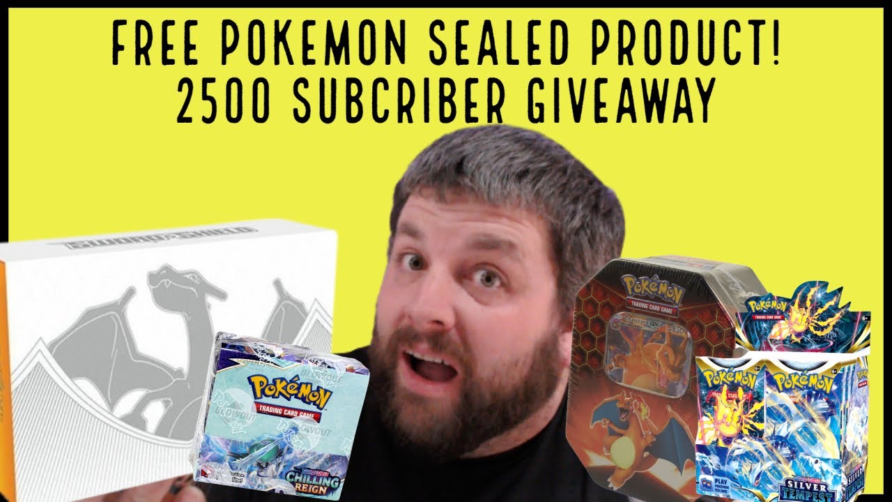 Free Pokemon Products! 2500 Subscriber Kick Off and Channel Future!