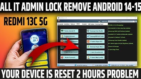 hyperos it Admin Remove | REDMI 13C 5G IT ADMIN REMOVE | It adMIN LOCK FIX WITH PLAYSTORE WORKING