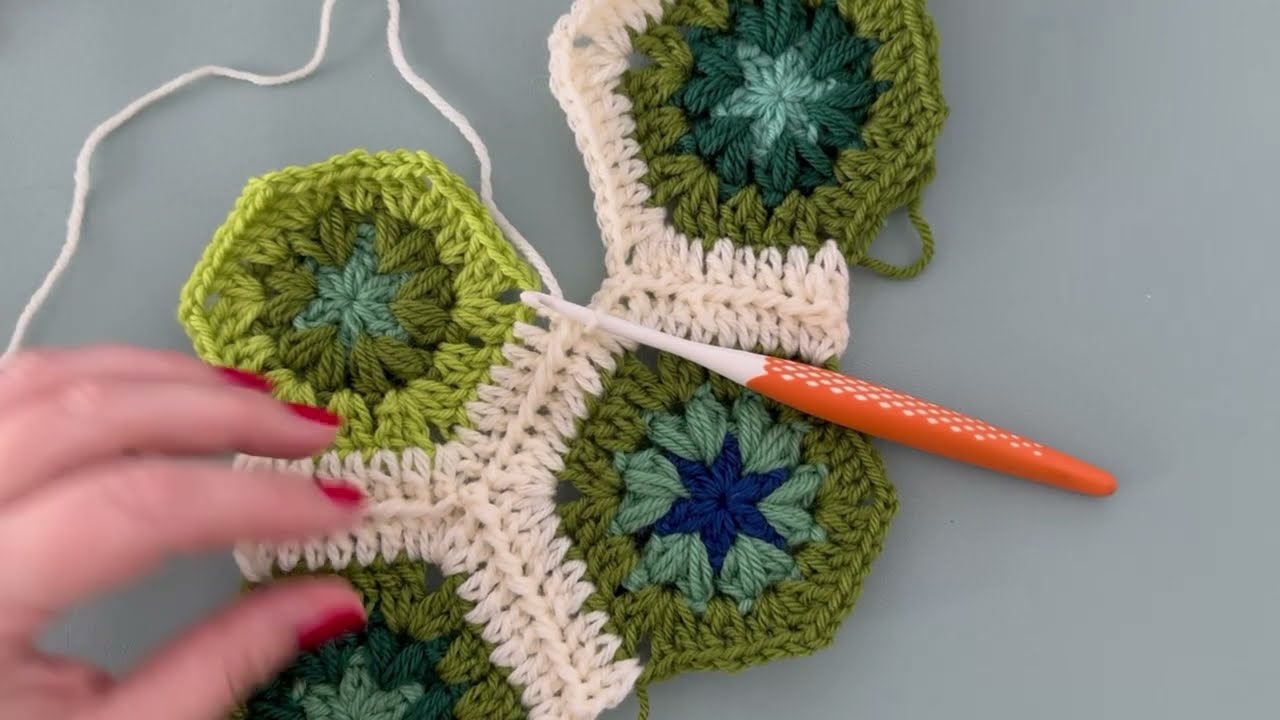 Tutorial: Throw a Temperature - Hexagon Temperaturdecke zusammenhäkeln