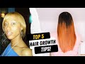 Top 5 Tips To Grow &amp; Retain Lentgh | Fast Hair Growth | Natural Hair