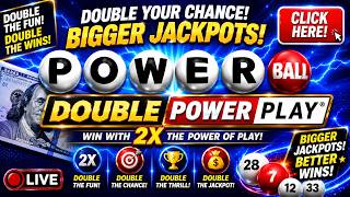 DOUBLE POWER PLAY | Powerball Double Play Results LIVE Today | Winning Numbers & Jackpot Update 2026
