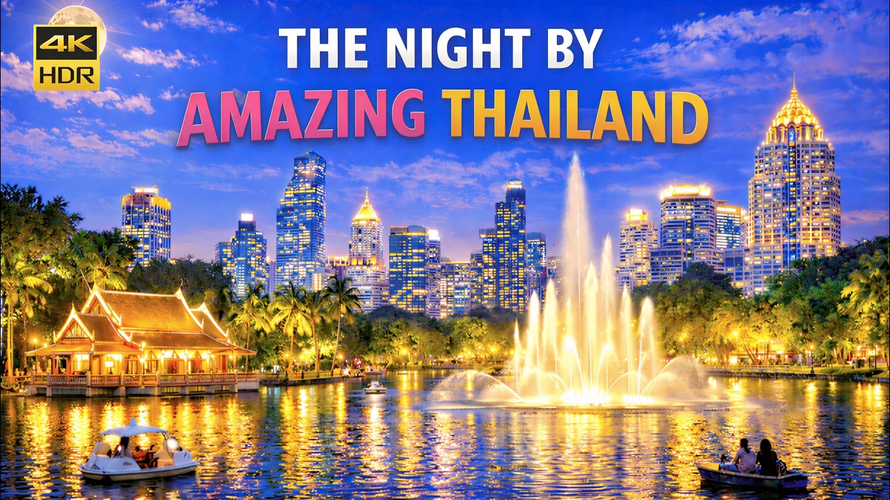 The Night by Amazing Thailand: Silk in the Moonlight at Lumphini Park in Bangkok