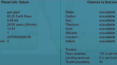 Tiny Space Program |4| Going to Saturn & Progress on Mercury Base!