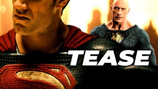 Black Adam Post Credit Scene Teases SUPERMAN VS BLACK ADAM