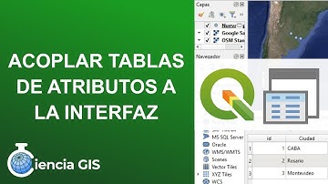 Acoplar una Tabla de Atributos a la interfaz de QGIS