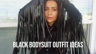 Black Bodysuit Outfit Ideas