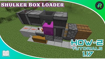 How To build a one wide tileable shulker box loader | Tutorial | Minecraft 1.17.1 Java